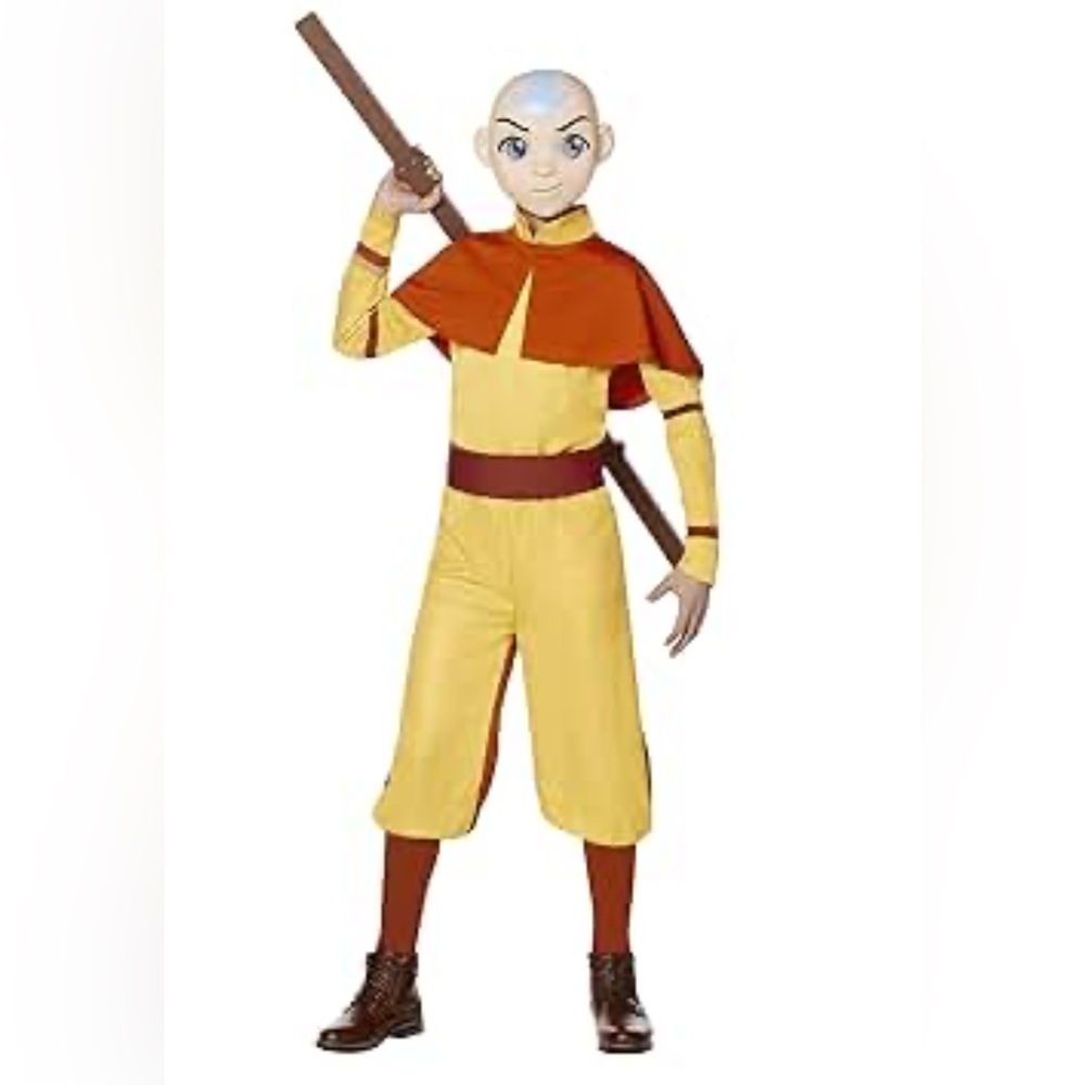 Spirit Superhero Costume - Yellow and Orange